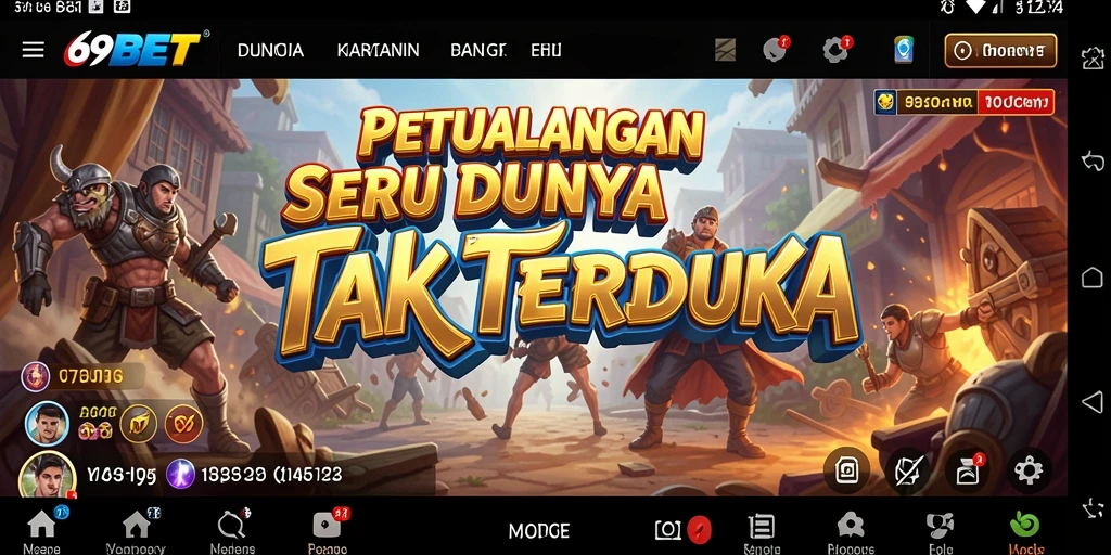 Gameplay <strong>69BET</strong> yang seru dan menantang dalam dunia petualangan.