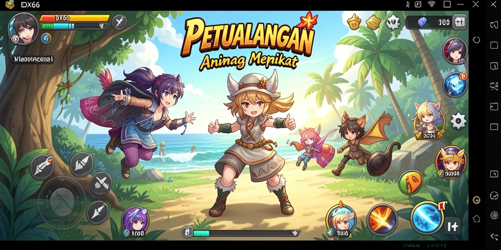 Tangkapan layar dari gameplay <strong>IDX66</strong> yang menampilkan aksi dan karakter menarik.
