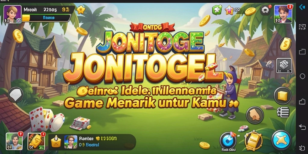Tampilan gameplay menarik dari JONITOGEL dengan fitur idle yang seru.