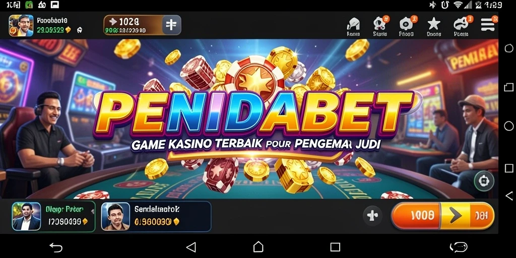 Tampilan gameplay menarik di PENIDABET dengan berbagai pilihan permainan.