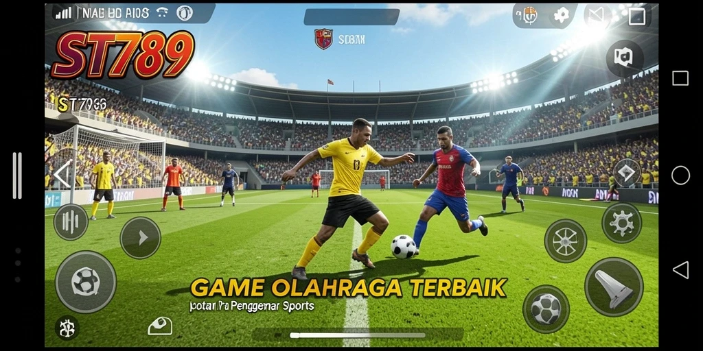 Screenshot gameplay ST789 menampilkan aksi mendebarkan dalam olahraga.