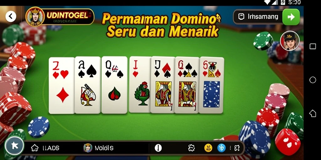 Screenshot gameplay <strong>UDINTOGEL</strong> yang menunjukkan serunya bermain Domino.