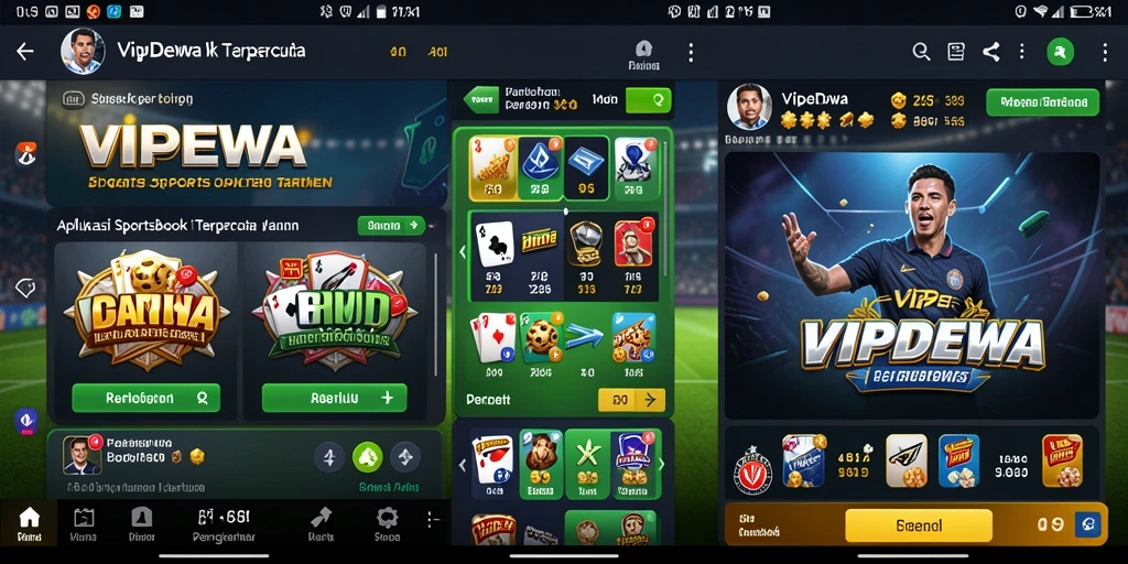 Tampilan gameplay sportsbook VIPDEWA yang menarik dan interaktif.